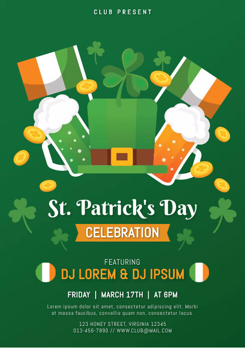 st. patrick's day Template | PosterMyWall