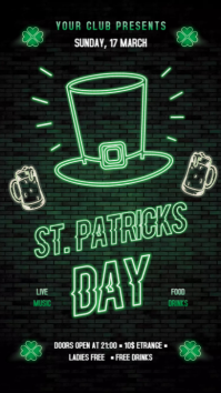 St. Patrick's Day Umbukiso Wedijithali (9:16) template