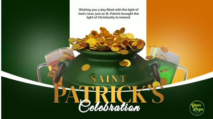 St. Patrick's Day Digital Display (16:9) template