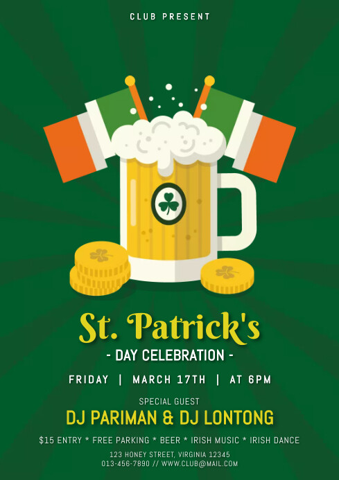 st. patrick's day Template | PosterMyWall