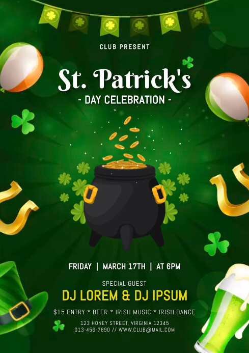 st. patrick's day Template | PosterMyWall