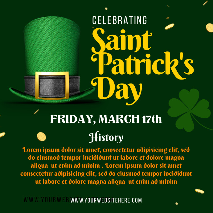 St. Patrick's Day Template | PosterMyWall