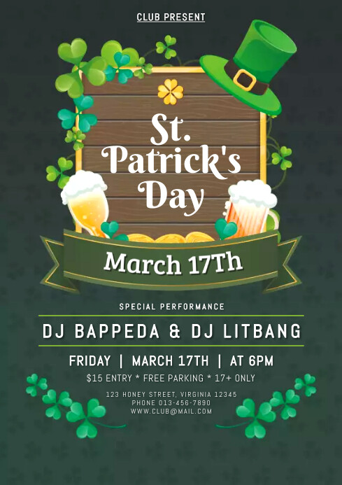 st. patrick's day Template | PosterMyWall