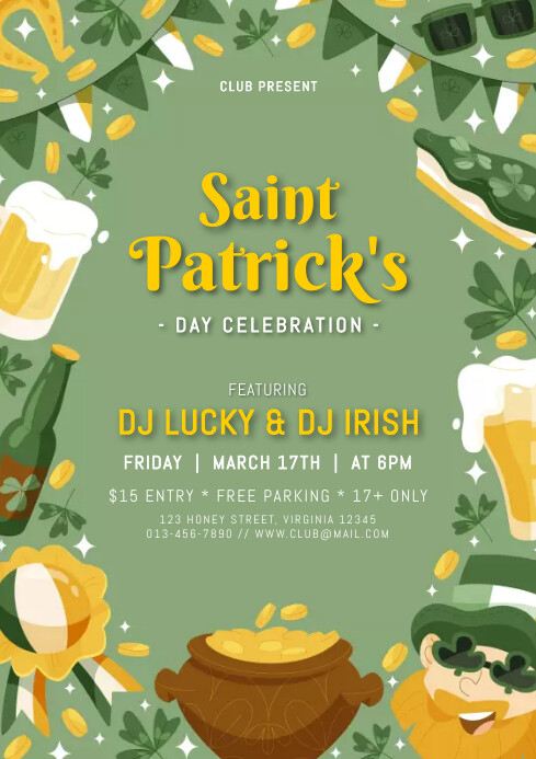 st. patrick's day Template | PosterMyWall