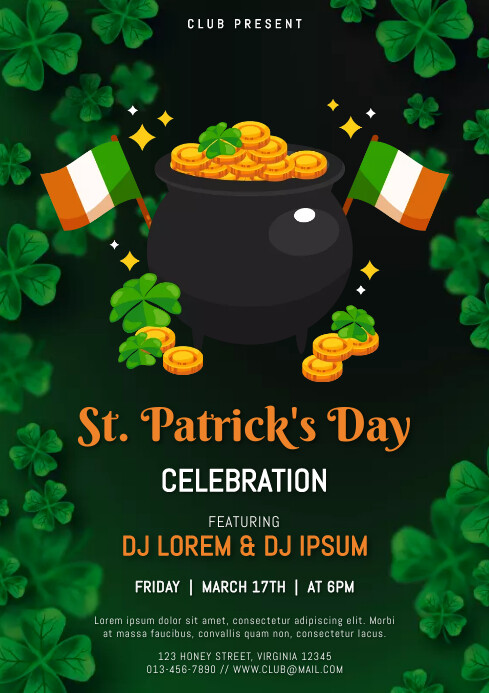 st. patrick's day Template | PosterMyWall