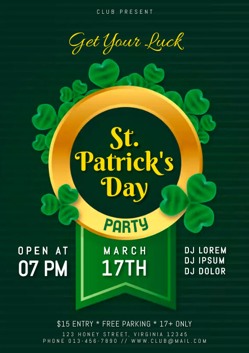 st. patrick's day Template | PosterMyWall