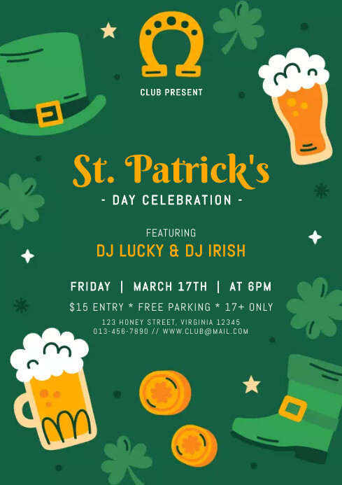 st. patrick's day Template | PosterMyWall