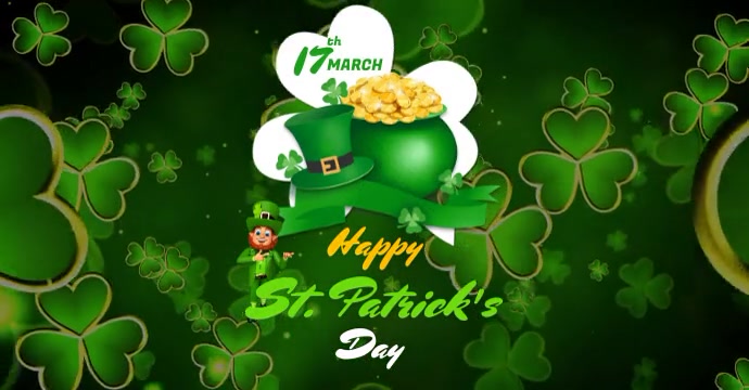 St. Patrick's Day Facebook ads template