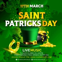St. Patrick's Day Flyer Instagram Post template