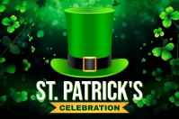 st. patrick's day flyer Poster template
