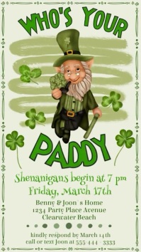 St. Patrick’s Day Party Invitation Template | PosterMyWall