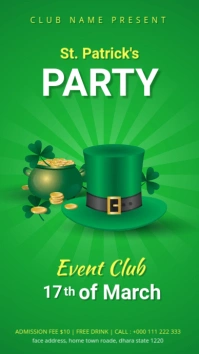 St. Patrick's Day Instagram story template