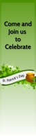 St. Patrick's Day - Invite Skyscraper Ancho template