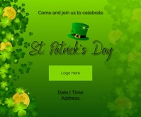 St. Patrick's Day - Join Us Medium Rectangle template