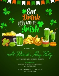 St. Patrick's Day Party Invitation Template | PosterMyWall