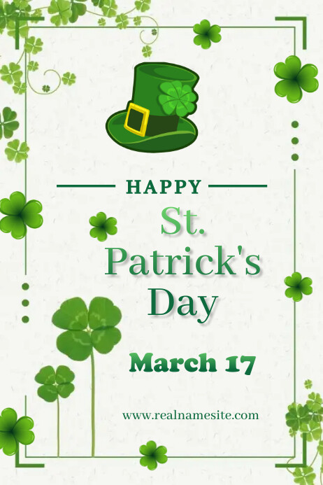 St. Patrick's Day Poster Templat | PosterMyWall