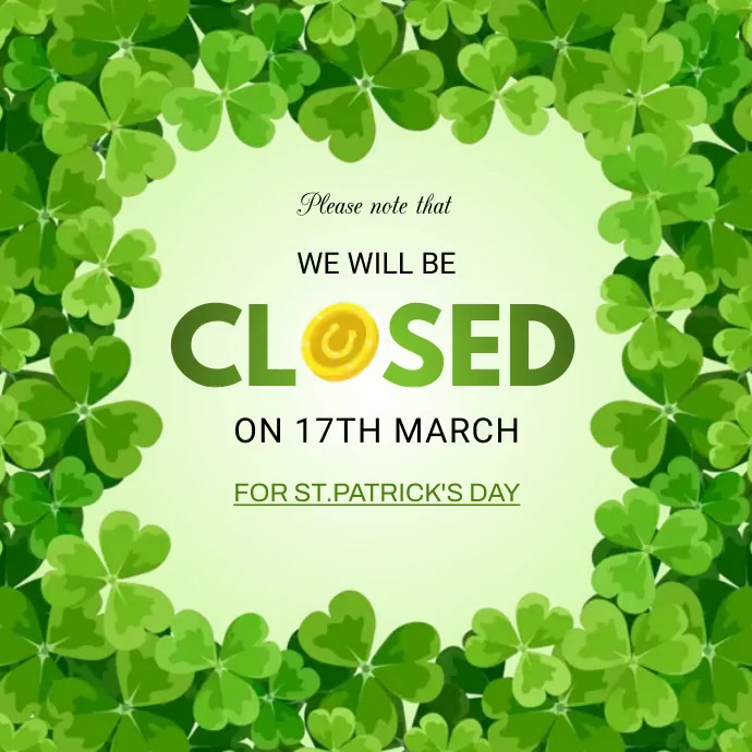 St. Patrick's Day Template | PosterMyWall