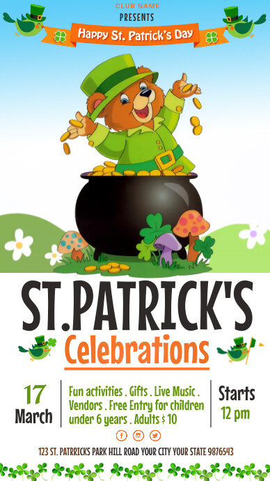 St. Patrick's Day Template | PosterMyWall