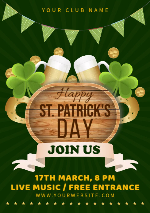 St. Patrick's Day Template | PosterMyWall