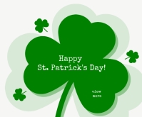 St. Patrick's Day Templates Rectángulo Mediano