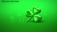 St. Patrick's day video template Digital Display (16:9)