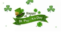 St. Patrick's day video templates Digitale display (16:9)