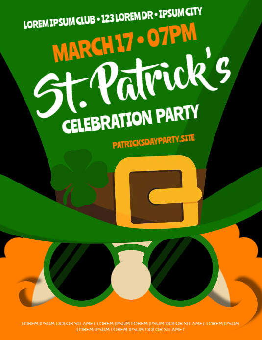 ST. PATRICK'S PARTY FLYER Template | PosterMyWall