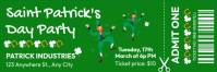St. Patrick Day Coupon En-tête d'e-mail template