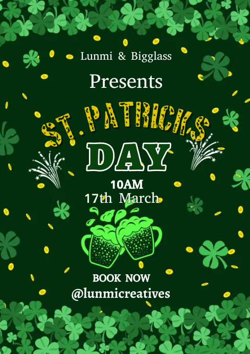 St. Patrick day Template | PosterMyWall