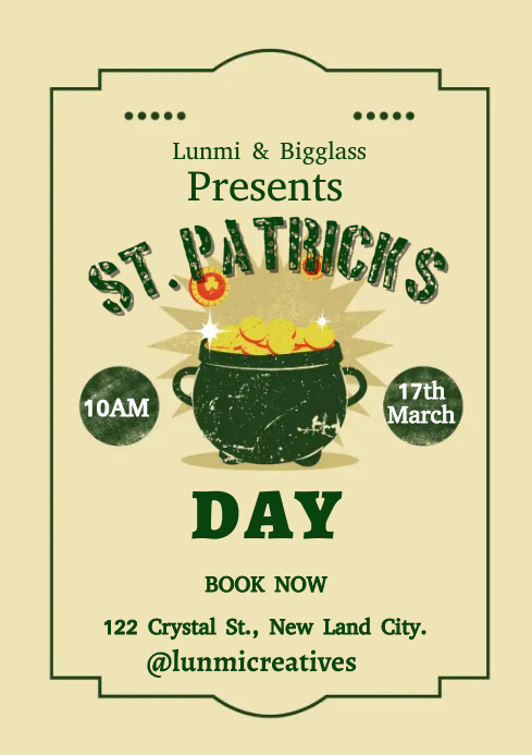 St. Patrick day Template | PosterMyWall