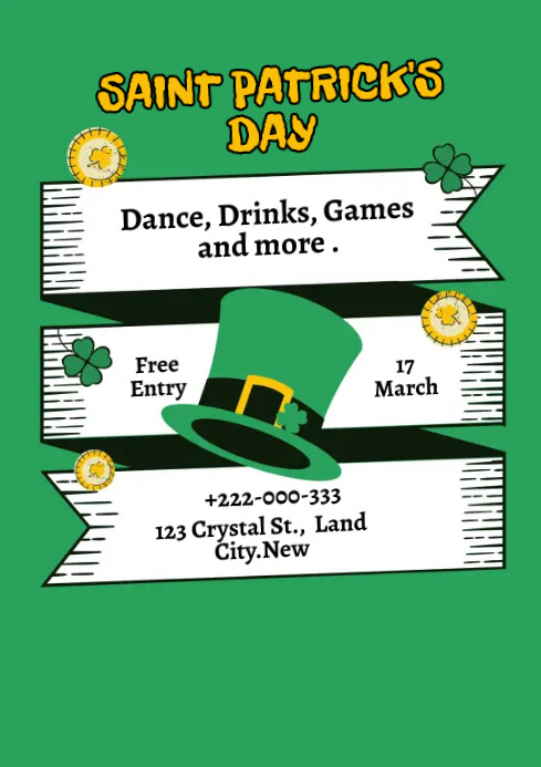 St. Patrick day Template | PosterMyWall