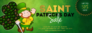 St. Patrick Day Facebook Cover Facebook-coverfoto template