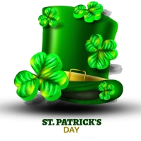 St. patrick day Hat logo Ilogo template