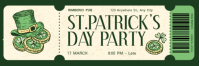 St. Patrick Only Ticket E-mail-overskrift template