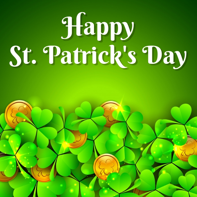 St. Patricks day template Iphosti le-Instagram