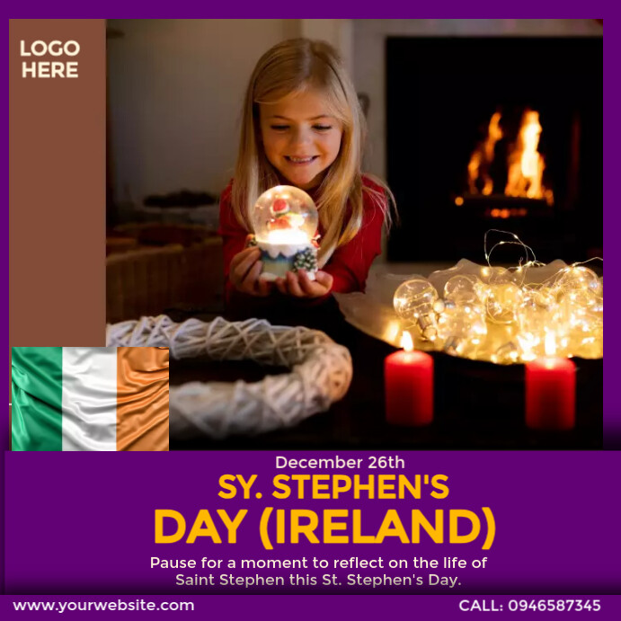 St. Stephen's Day (Ireland) Template | PosterMyWall
