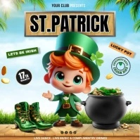 St.Patrick's Party Publicación de Instagram template