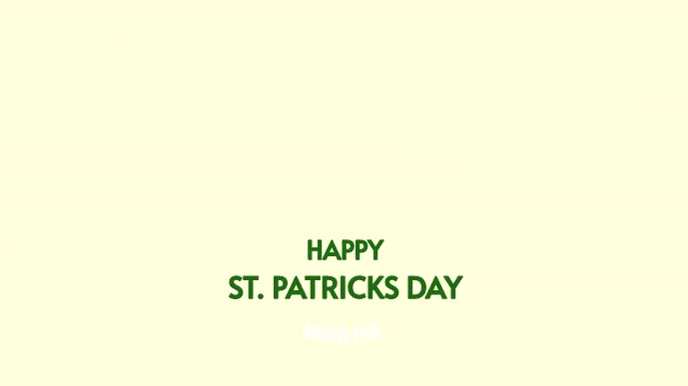 St.Patrick's Day Template | PosterMyWall