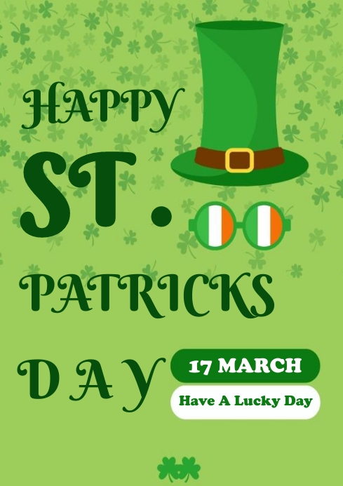 St Patrick S Day Template PosterMyWall