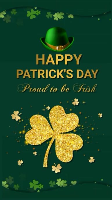 St.Patricks, event, party WhatsApp Status template