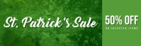 St.patricks banner template