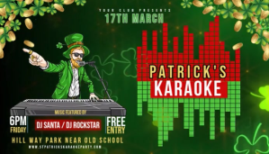 St.Patricks Karaoke Blog template