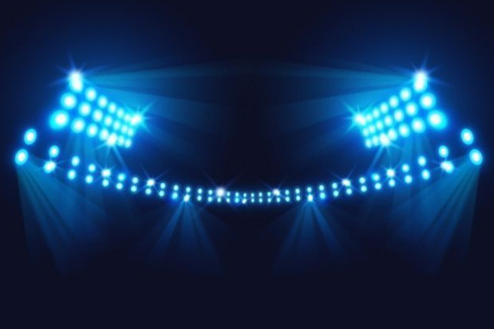 Stadium light arc banner Template | PosterMyWall
