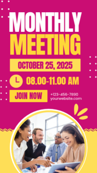 Staff Meeting Instagram Story template