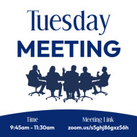 Team Building Reminder Sample meeting reminder Template | PosterMyWall