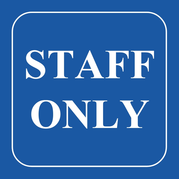 thumbnail image 2 of Staff Only Vinyl Decal – Oracal 651 – Business Sign – Office/Shop Door Or Window 2 of 4