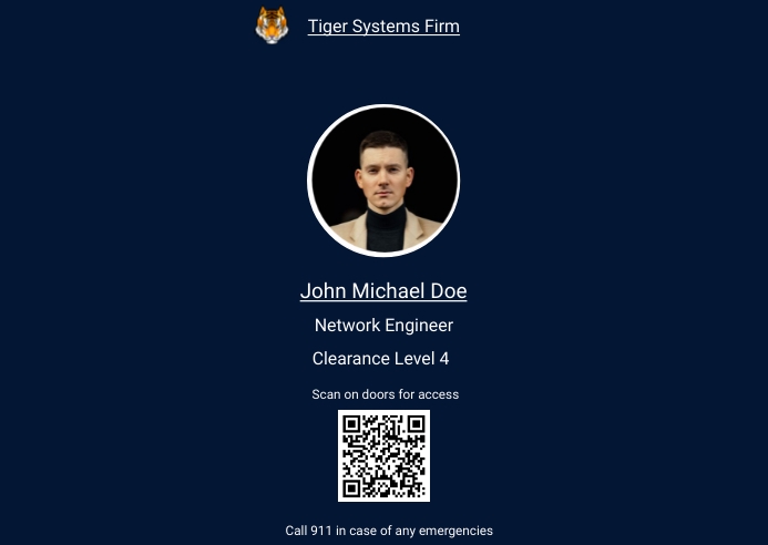 Plantilla de Staff Security Access Cards | PosterMyWall