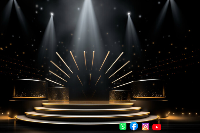 Stage Template | PosterMyWall