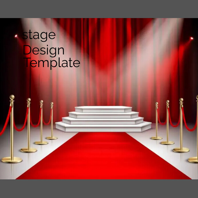 Plantilla de Stage Design Template PosterMyWall Plantilla de Stage Design Template PosterMyWall