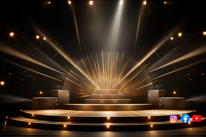 Stage Template | PosterMyWall